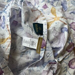 Pottery Barn Duvet Cover - White and Purple + Standard Sham Harry Potter